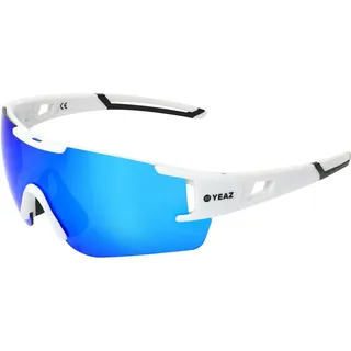 YEAZ Sport-Sonnenbrille Bright White/Blue SUNBLOW