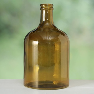 BOLTZE Vase Coljar Ø 25 cm Glas Gelb Senf 43