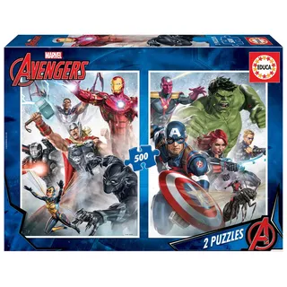 Educa 2x500 Avengers