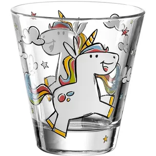 6er-Set Leonardo Wasserglas Bambini 215 ml Glas Bunt