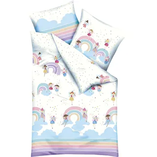 KAEPPEL Rainbow Fairies Bunt 135 x 200 cm + 40 x 60 cm/80 x 80 cm