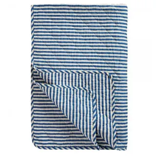 ib laursen Quilt Bettüberwurf 180 x 130 cm Blau/Weiß