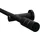 Gardinenstange Set Zylinder 1-laüfig Ø 19 mm 120 cm schwarz-matt