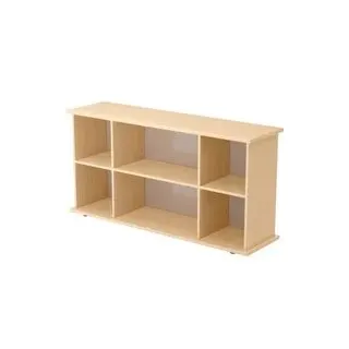 Sideboard TARA, B 1661 x T 448 x H 840 mm, Ahorn-Dekor