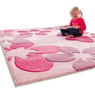 -luxor- living Flair Kinderteppich 80 x 150 cm Pink/Rosa
