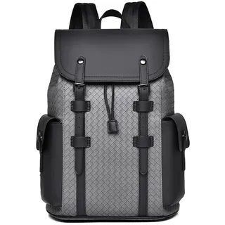 FANDARE PVC Tagesrucksack Herren Rucksack City Kurierrucksack Herren Einkaufsrucksack Daypack Rucksack Wasserdicht Arbeitsrucksack Rucksack Uni Radfahren Rucksack Business City Rucksack Grau A