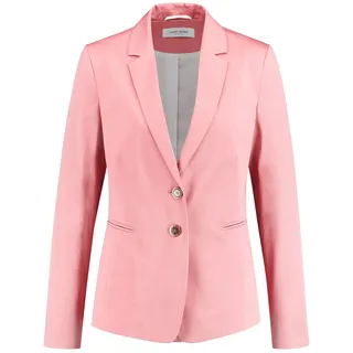 Gerry Weber Damen Blazer mit Reverskragen geknöpfte Armschlitze, Langarm unifarben Pastel Rose 42 - 42