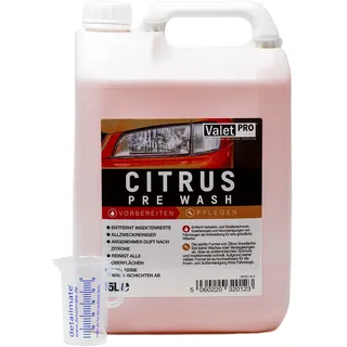 detailmate Vorwäsche Set: ValetPRO Citrus Pre Wash 5 Liter + Messbecher 50ml