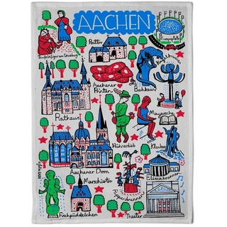 Geschirrtuch 'Aachen', 100% Baumwolle