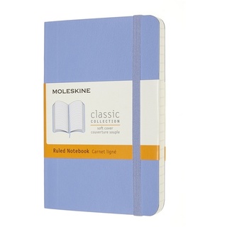 Moleskine Notizbuch Klassik Pocket Softcover Hortensienblau, liniert