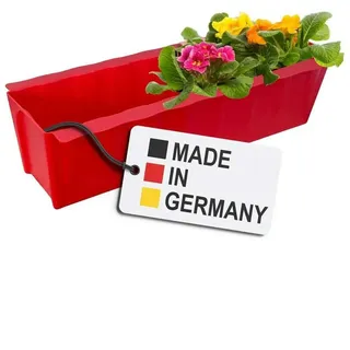BURI Paletten Blumenkasten Rot Pflanzkasten Einsatz für Europaletten Blumentopf