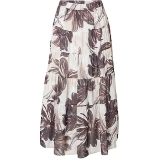 More & More Maxirock floral Braun 42