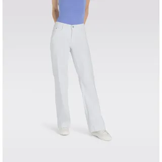 MAC Dream Wide Leg Jeans in Weiß-D34 / L32