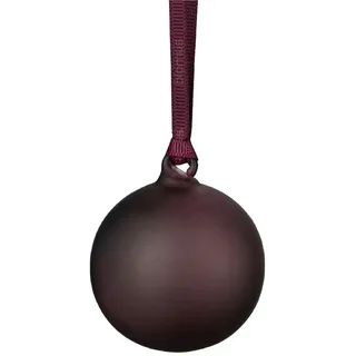 BLOMUS Christbaumschmuck, JUHLA Weihnachtsschmuck L midnight plum 9cm 2tlg (2x)
