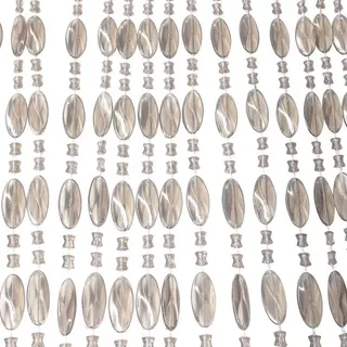 Ivol Perlenvorhang, Grau, Kunststoff, 90x220 cm, Wohntextilien, Gardinen & Vorhänge, Fertiggardinen, Fadenvorhänge