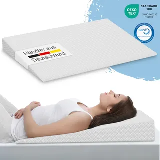 eloneo Matratzenkeil Matratzenerhöhung 80 x 100 cm weiß