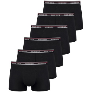 NUR DER Herren Retro Pants Boxer Powerful 6er Pack