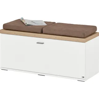 set one by Musterring Sitzbank Lancaster Dielen, mit einer Klappe, in zwei Farben erhältlich, B 100 x H 44 cm weiß