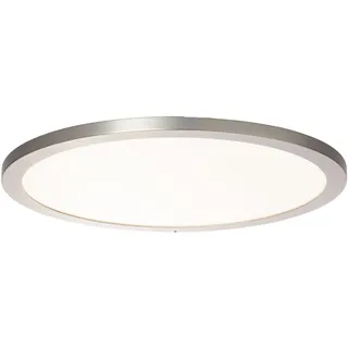 Brilliant LED Panel Smooth WIZ nickel eloxiert 36W CCT dimmbar Ø50cm per App ste...