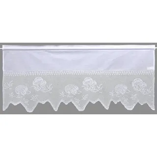 HOSSNER - ART OF HOME DECO Igel Stangendurchzug 120 x 50 cm Weiß 1 St