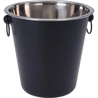 Mondex Sektkübel, Schwarz, Metall, 21 cm, Essen & Trinken, Barausstattung