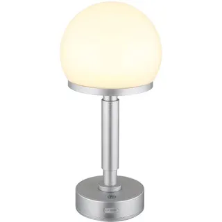 GLOBO Tischleuchte Pilz Silber