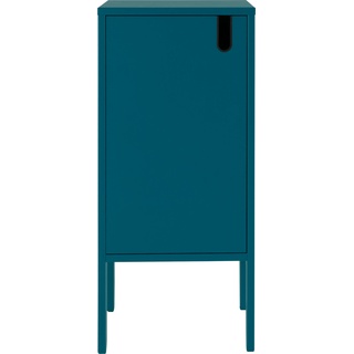 Kommode TENZO "UNO" Sideboards Gr. B/H/T: 40 cm x 89 cm x 40 cm, blau (petrol) Türkommode Türkommoden mit 1 Tür, Design von Olivier Toulouse By Tenzo