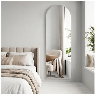 OTTO home Spiegel Standspiegel Addrik, wahlweise in 2 Größen 150x40cm oder 180x60cm (als Wandspiegel und Standspiegel einsetzbar, Rahmen aus Metall), Ganzkörperspiegel mit Sicherheitsglas, in verschiedenen Farben silberfarben 60 cm x 180 cm x 2,7 cm