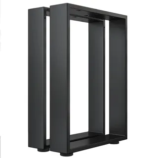 GGM Möbel Bartisch Kufen 68 x 105 cm Schwarz