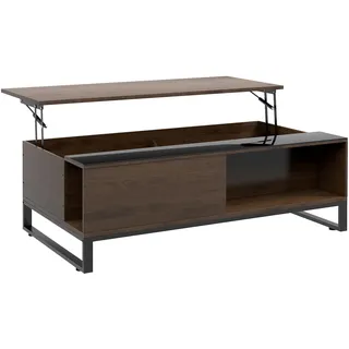 Homcom Schwarz Walnuss 102 x 58 x 35,5 cm