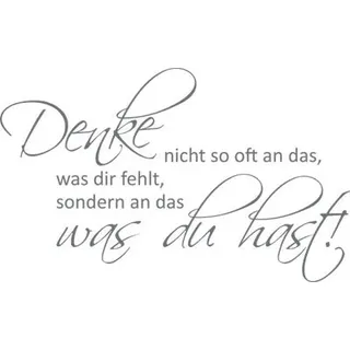 GRAZDesign Wandtattoo Sprüche Motivation für Betrieb, Büro, Wohnzimmer, Sport Wandaufkleber - 49x30cm / 071 grau
