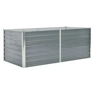 vidaXL Hochbeet 160 x 80 x 45 cm Verzinkter Stahl