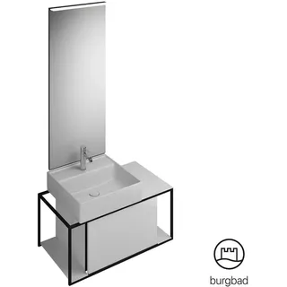 Burgbad Junit Schrank mit Waschtisch, mit Spiegel, SFLF090LF3148C0001G0175,