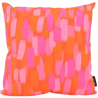 Gek op kussens! Rosa Orange Spots | Kissenhülle 45x45 cm | Kissenbezug | Kissen | Deko Wohnzimmer | Deko Kissen | Baumwolle/Polyester