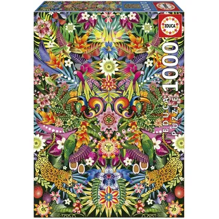 Educa Puzzle von 1000 Teilen für Erwachsene | Tukaner, Catalina Estrada. Messen: 48 x 68 cm. Beinhaltet die puzzlekleber FixPuzzle. Seit 14 Jahren (19934)