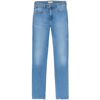 Wrangler Damen Jeans SLIM Slim Fit Blau W26Lcy37M Normaler Bund Reißverschluss W 30 L 32