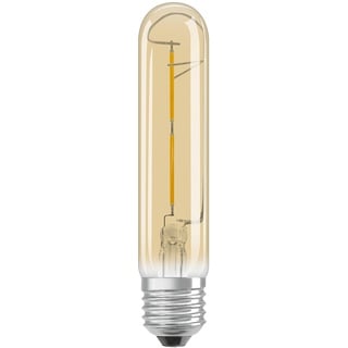 Osram LED Vintage Edition 1906 Lampe, in Röhrenform mit E27-Sockel, nicht dimmbar, 2.5 Watt, Klar, Warmweiß - 2000 Kelvin, 1er-Pack