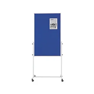 magnetoplan Filz Pinnwand Magnetisch 75 (B) x 2,2 (H) cm Aluminium Grau, Weiß
