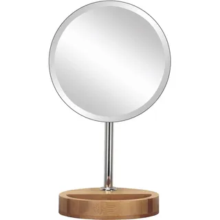 KLEINE WOLKE Kosmetikspiegel Timber Mirror Natur 17 cm