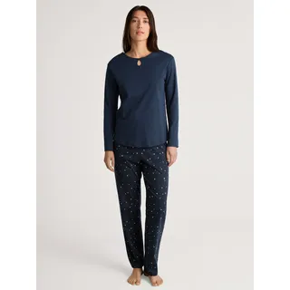 CALIDA Sweet Dreams Pyjama Blau 44/46