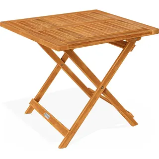 vidaXL Beistelltisch 70 x 70 x 73 cm braun klappbar