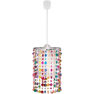 ETC Shop Hängelampe 1-flg. 22,5 cm bunt/Metall