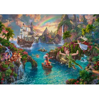 Schmidt Spiele 59635 Thomas Kinkade Disney Peter Pan 1000 Teile