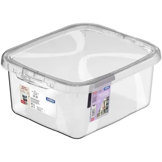 Rotho Aufbewahrungsbox Lona 20 x 17 x 9 cm 2-tlg. transparent