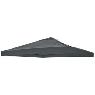 Linder Exclusiv GmbH Pavillon-Ersatzdach Ersatz-Dach für 3x3 m Pavillons Pavillonersatzdach Pavillondach, 300 x 300 cm, PVC beschichtet, wasserdicht grau