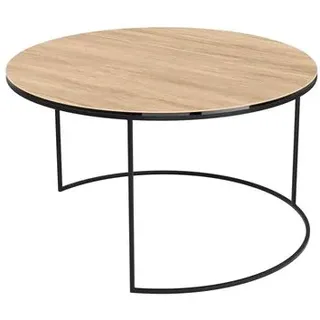 Akante Couchtisch Dolce Vita Keramik Braun Eiche