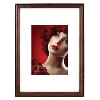 Ideal Trend Leano Bilderrahmen Holz Nuss 21x29,7 cm Collage