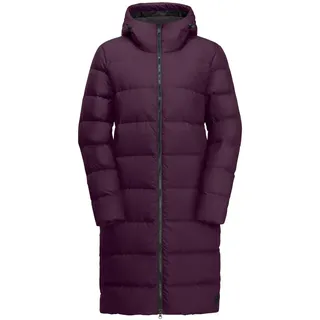 Jack Wolfskin Frozen Palace Coat W Daunenmantel, Berry Jam, L
