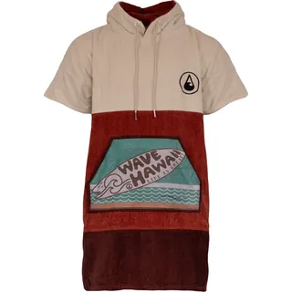 Wave Hawaii Poncho Campeche Mehrfarbig M