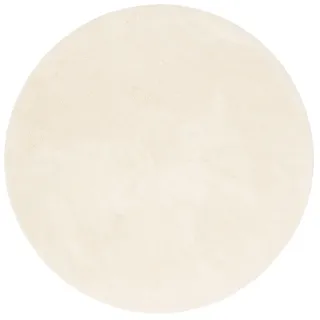 Pergamon Melia Hochflorteppich Ø 160 cm Weiß